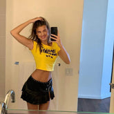 I Do All My Own Stunts Baby Tee Crop Top